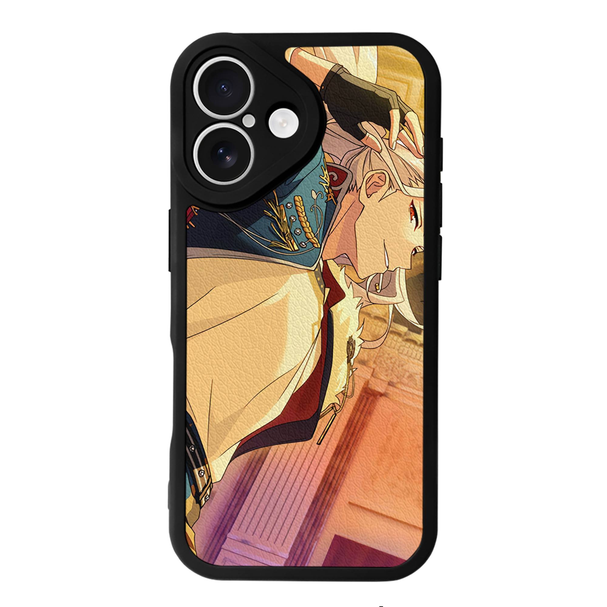 （画像用） あんさんぶるスターズ! Ensemble Stars 【iPhone 16シリーズ対応】シリコンスマホケース（レザー調） 材質：シリコン